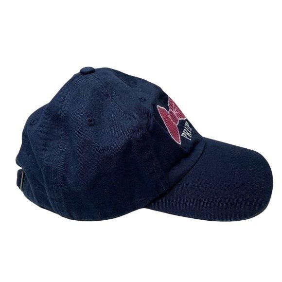 Southern Girl Prep Baseball Hat Navy Pink Bow Prep Embroidered Adjustable - Picture 4 of 7